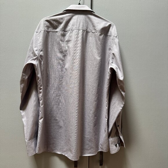 SERICA CLASSICS shirt - long sleeve - Men’s Size L (16 1/2 / 42) - gray plaid - Picture 2 of 6